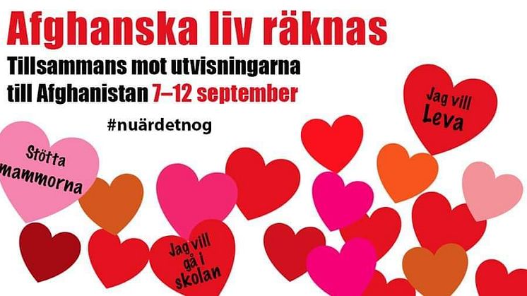 Aktivitetsveckan mot utvisningarna 7-12 september