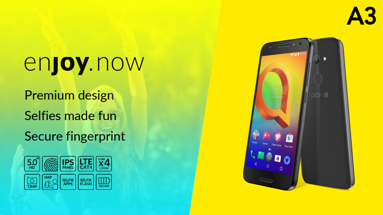 Produktark Alcatel A3
