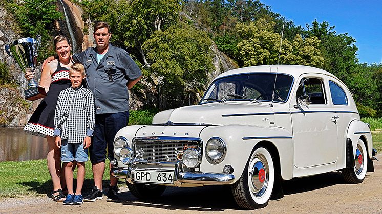 Jens Persson vann Sveriges Snyggaste Bil, med sin vackert renoverade Volvo PV, på Nostalgia Festival 2019. Ett utmärkt exempel på hur en vinnare av Årets renovering skulle kunna se ut. Foto: Göran Ambell.