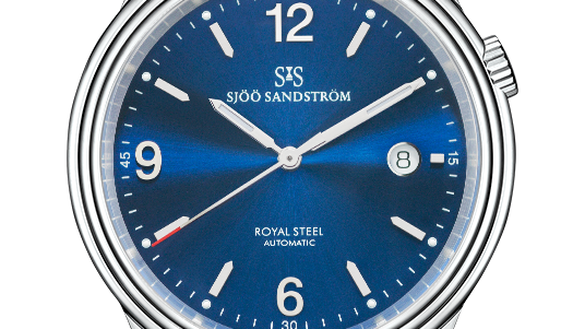 RSC 41mm product Blue, brown alligator
