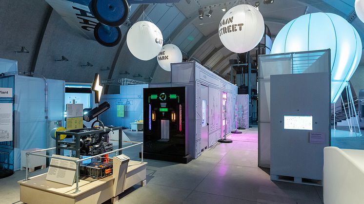 Besökare bygger framtidens stad – Zero City på Tekniska museet