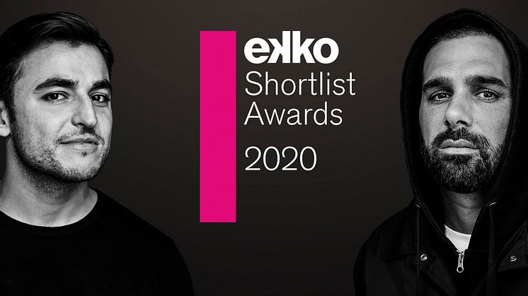 Besir Zeciri og Zaki Youssef er værter på Ekko Shortlist Awards 2020