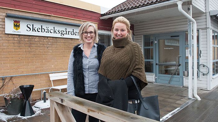 Camilla Brehmer Trumö och Annika Florin
