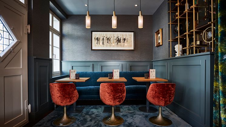 Seating at Spedition Hotel, Thun, Switzerland - hotel design by Stylt