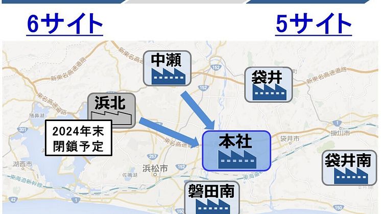 本社および周辺工場の生産拠点集約・再配置について　～生産性向上と市場追従性向上を目指す～