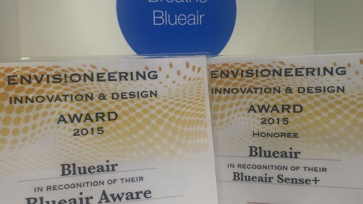 Blueair Wins Two Prestigious International Innovation And Design Awards At Europe’s Biggest Tech Show, IFA Berlin 2015