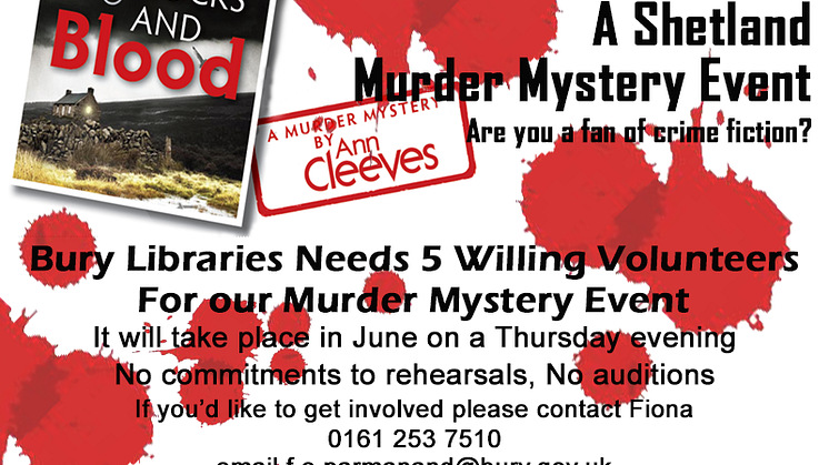 Fancy being part of a murder mystery?