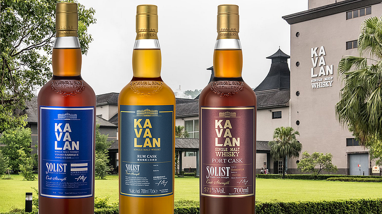 Kavalan Solist Vinho Barrique, Kavalan Solist Rum Cask och Kavalan Solist Port Cask
