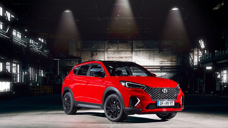 Nya Tucson N Line - sportig och miljövänlig.