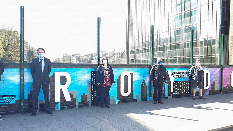East Croydon station mural 