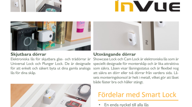Elektroniskt låssystem till skåp och dörrar