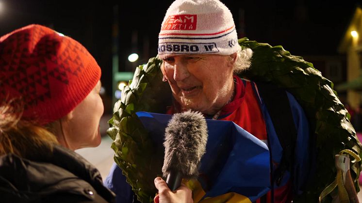Börje Karlsson i mål i sitt 60:e lopp