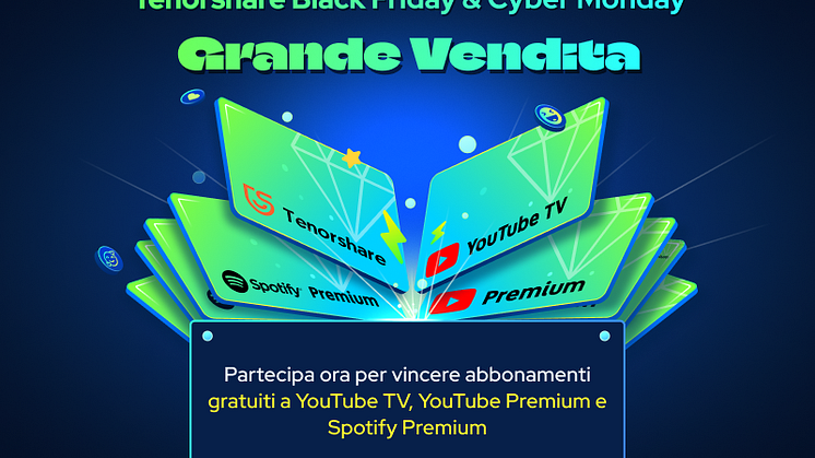 super sconto su black friday with Tenorshare Italian