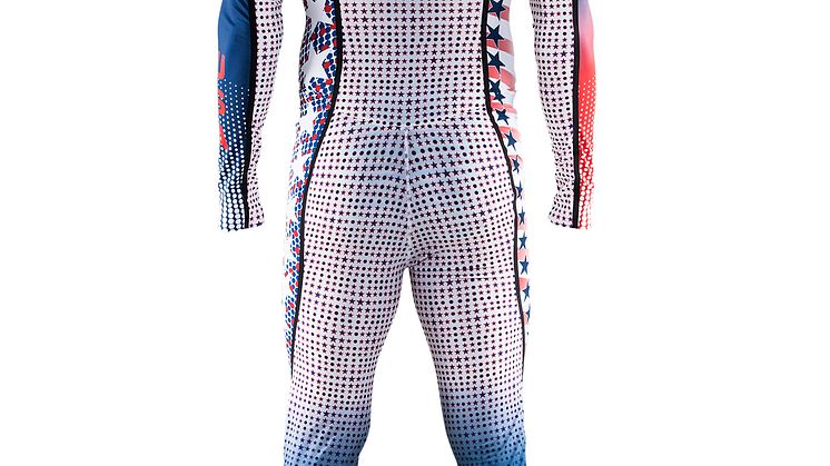 US Ski Team racing suit - Podium Race Suite Back