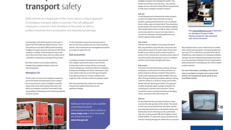 Motor newsletter March 2015 - Transport