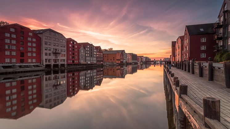Nidelven, Trondheim. Photo Knut Aage Dahl. 