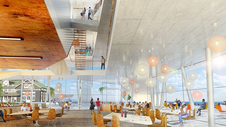 Ångfärjan - förslag från Jais Arkitekter.