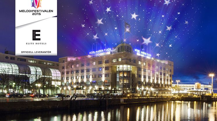 ​För fjärde året i rad väljer Melodifestivalens stjärnor att bo på Elite Hotels