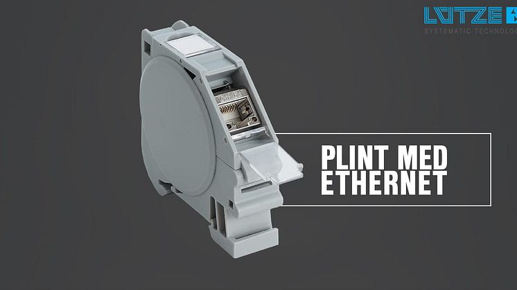 ORGANISERA DITT NÄTVERKSKABLAGE MED LÜTZES ETHERNETPLINT