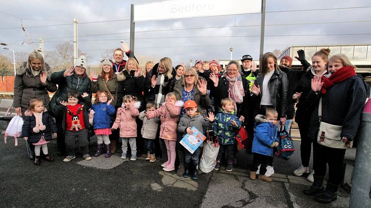 Flitwick Pre-school tots enjoyed a 'Try a Train' outing - MORE IMAGES AVAILABLE TO DOWNLOAD BELOW