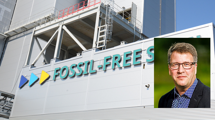 Roger Hansson, vd för Gällivare Näringsliv AB, jublar efter beskedet att HYBRIT:s demonstrationsanläggning kommer att lokaliseras till LKAB:s industriområde i Vitåfors.