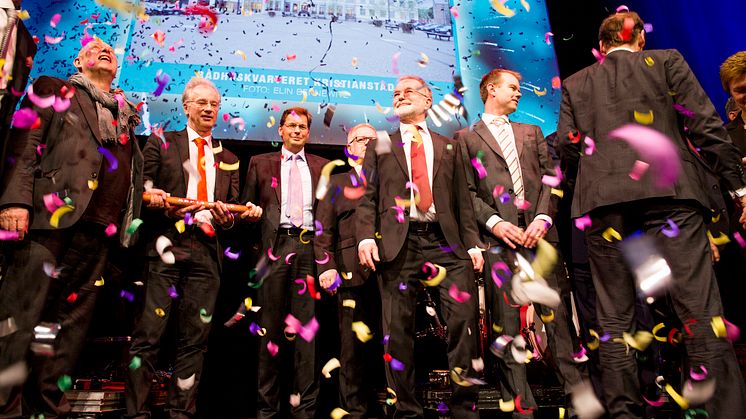Rådhuskvarteret i Kristianstad vann Årets bygge 2015