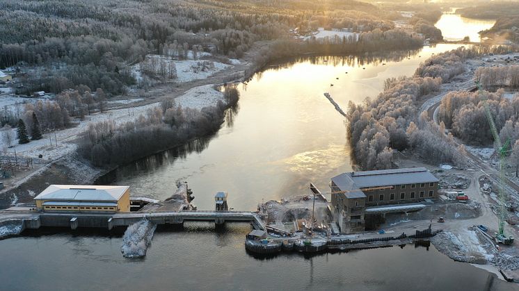 Kraftverket Forshuvud i Dalälven. Foto: Magnus Svensson, Fortum