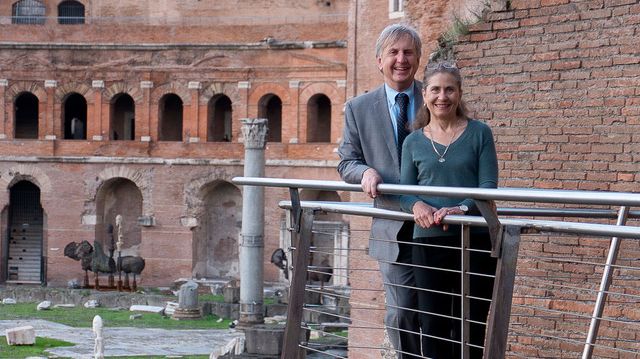 Sharon Stocker och Jack Davis från Cincinnati Universitet