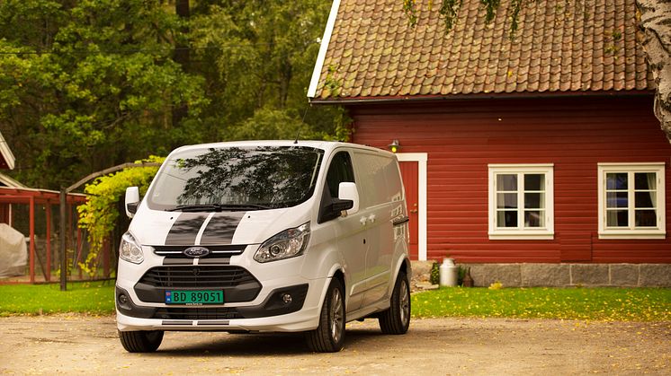 Transit Custom Sport viser solig salgsvekst i Norge sammenlignet med samme periode i fjor