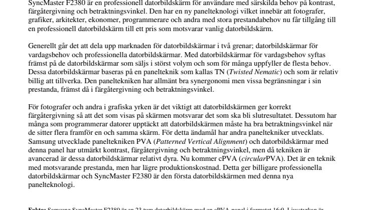 Samsungs proffsskärmar billigare med ny teknik
