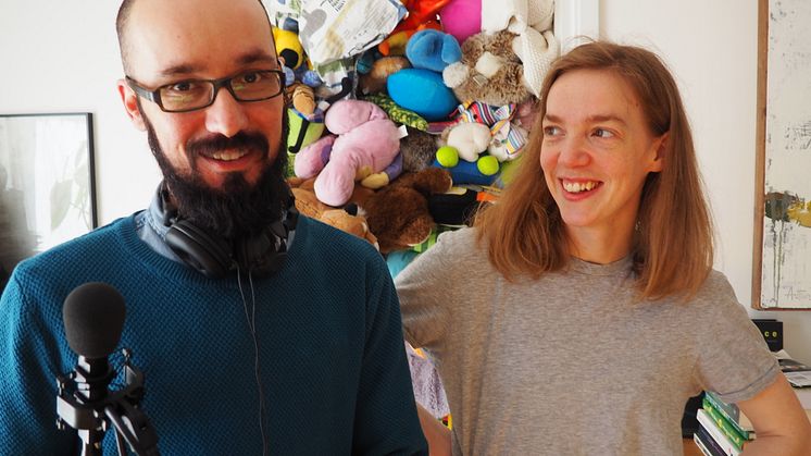 Reza Hazare och Vanja Sandell Billström