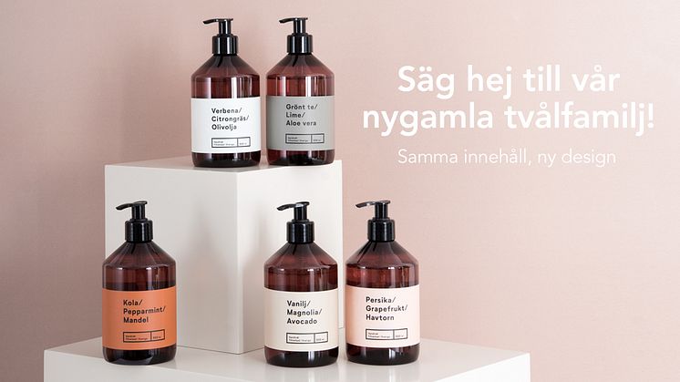 Lagerhaus uppdaterar sin svensktillverkade populära tvålfamilj 