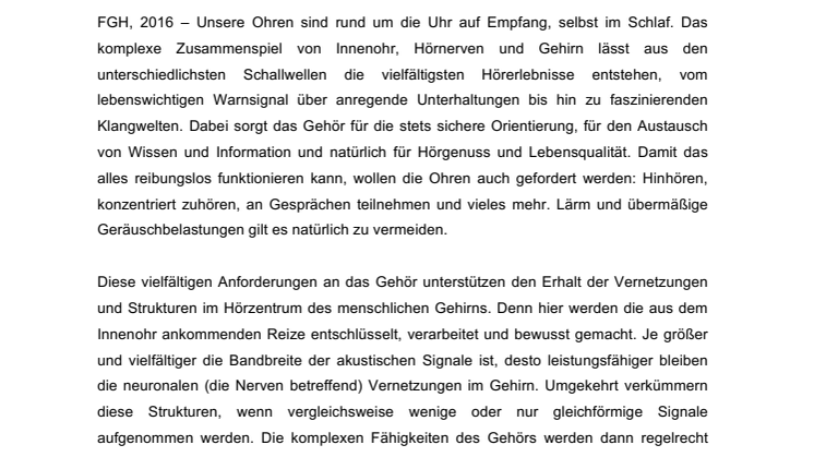 ​Warum aktives Hören so wichtig ist – Hörgeräteakustiker klären auf, beraten und helfen