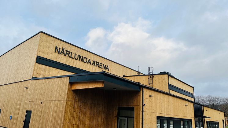 Nybyggda Närlunda Arena i Askersund invigs på söndag den 11 februari klockan 14.30.