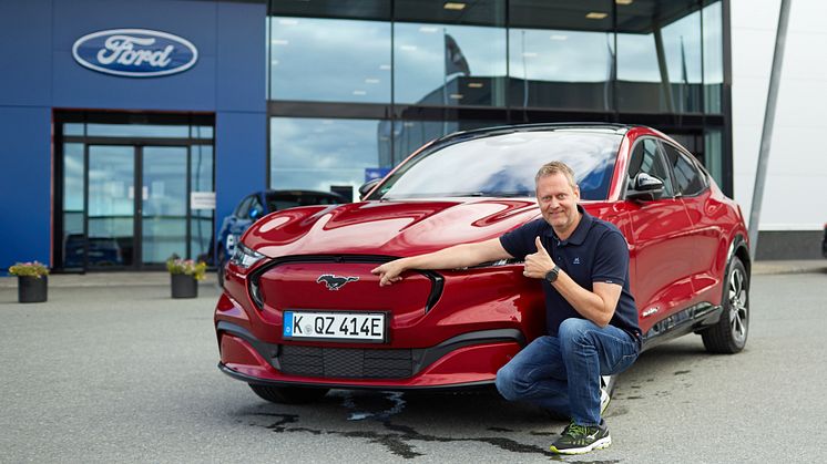Åpner for bestilling: Vellykket testing av Mustang Mach-E i Norge
