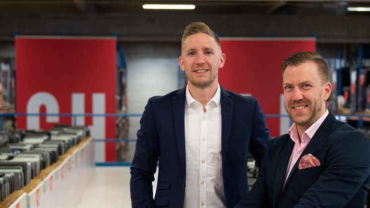 Christoffer Sandell, VD för Inrego Global och Mattias Aronsson, VD för Inrego Norden. 