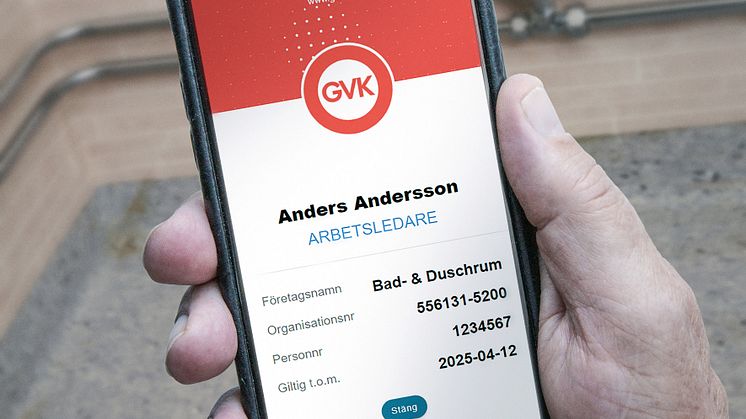 Bli inte lurad av falska GVK-företag! Den som har GVK-behörighet kan alltid visa upp giltig branschlegitimation.