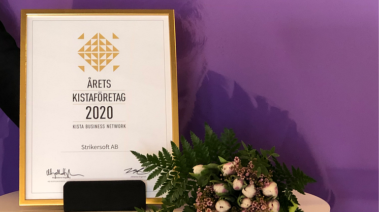 Strikersoft Årets Kistaföretag business Network 2020 