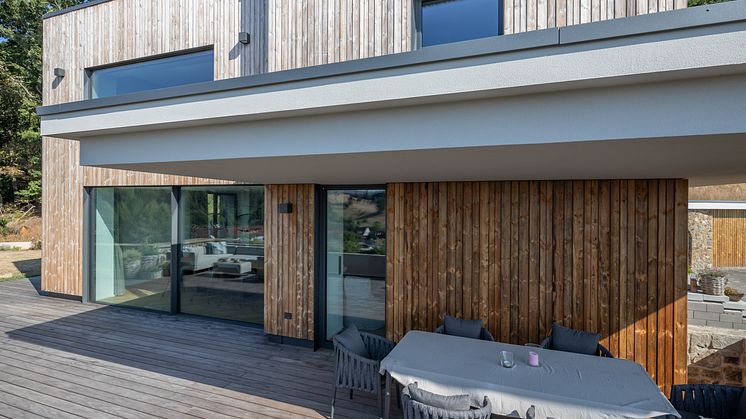 Charakterstark & langlebig: Fassade aus Kebony Character