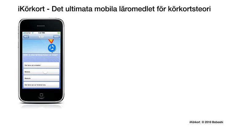Demonstrationsfilm av iKörkort