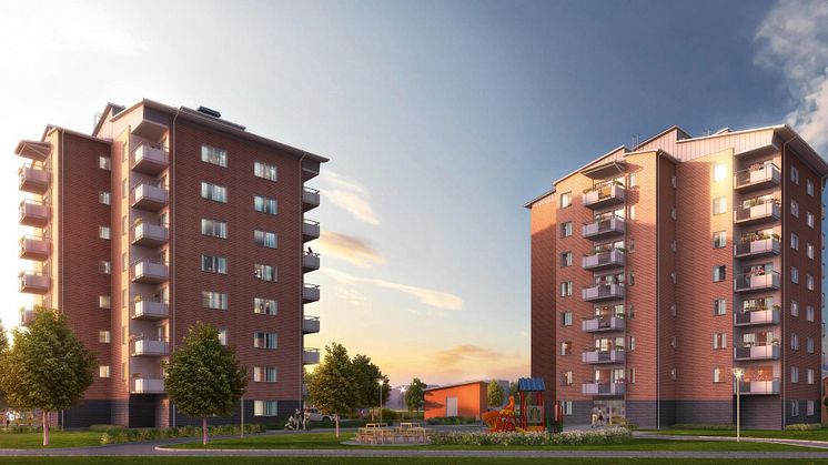​Brf Riddaren i Berga Park , Linköping.