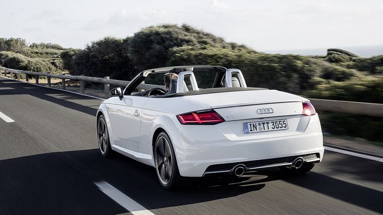 Audi TT Roadster glacier hvid