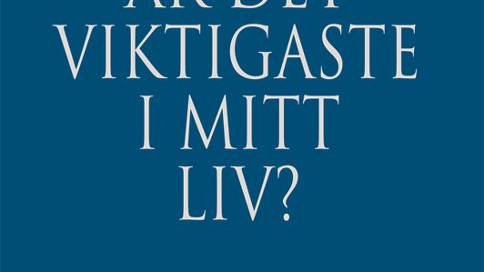 Ny bok: Vad är det viktigaste i mitt liv? av Martin Ehdin