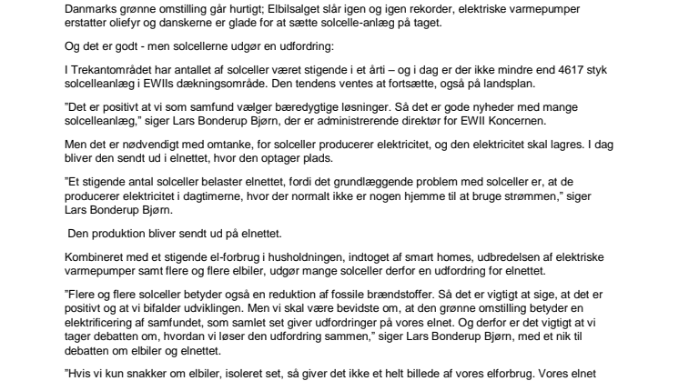 Solceller udfordrer (også) elnettet 