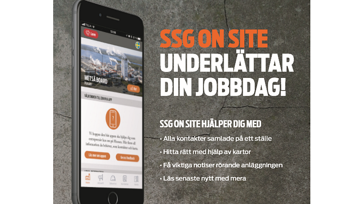 SSG testar just nu om Anläggningsinformation kan användas som en app.
