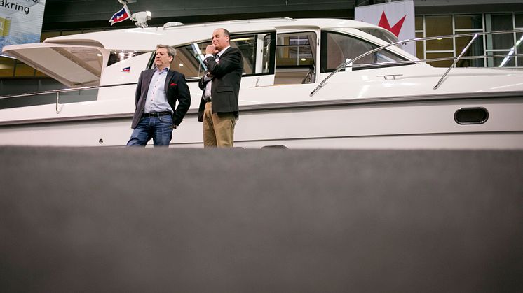 Båtmässan 2014 Världspremiärvisning i Nimbus monter