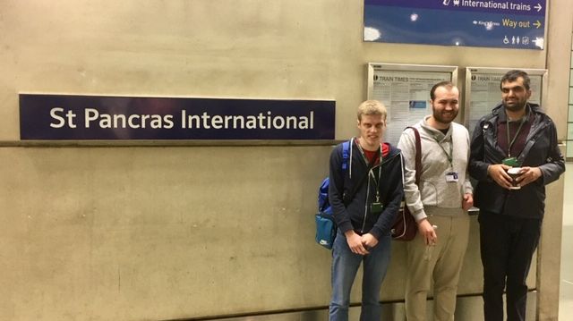 Bedford College students enjoyed a Try a Train day, travelling to St Pancras International