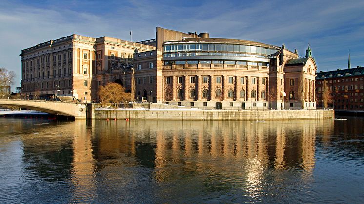 Riksdagshuset i Stockholm. Foto: Michael Erhardsson/Mostphotos