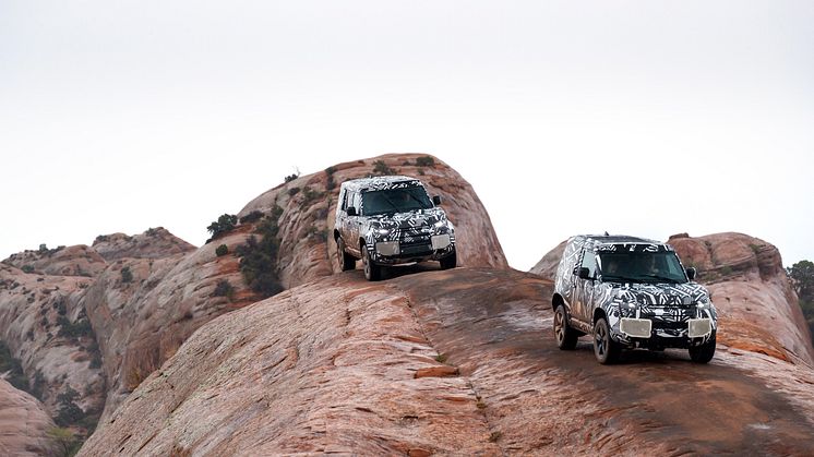 Ny Land Rover Defender testes i Afrika