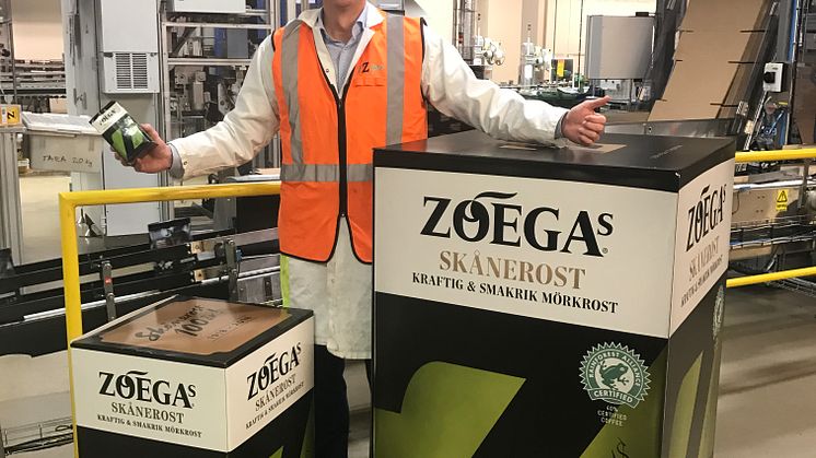 Förpackning för dem med stort behov av Skånerost. I butik från 1 April. 